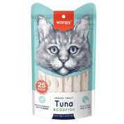 Wanpy Ton&morina Balıklı 25*14 Gr Krema Kedi Ödülü