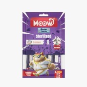 Moow Somonlu Keçi Sütlü 12gr x 6  Sterilised Kedi Krema Ödülü