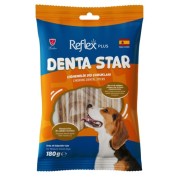Reflex Plus Dentastar Chewing Dental Sticks Orta Irk Yetişkin Köpek Çiğnemelik Diş Çubukları 180gr