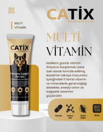 CATİX Kediler İçin Multi Vitamin Paste) 100 ML (11 vitamin)