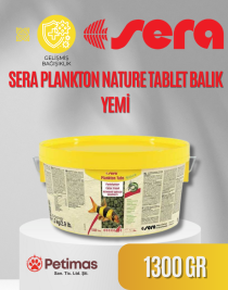 Sera Plankton Nature Tablet Balık Yemi 1300 Gr Kova
