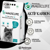  Magiclife 20 Lt İnce Tane Aktif Karbon Kedi Kumu