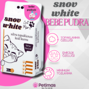  Snow White 20 Lt Beyaz Bentonit Pudra Kokulu İnce Taneli Kedi Kumu