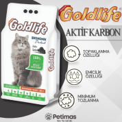  Goldlife Aktif Karbonlu Kedi Kumu – 20 Lt (İnce Taneli)