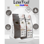 Less Trail Colourful Kedi Kumu 10 Lt X2 ADET İnce Taneli