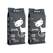 Sandy Aktif Karbonlu Extra Topaklanan Kedi Kumu 2 x 10 Kg