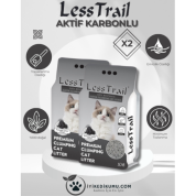 Less Trail Aktif Karbonlu Kedi Kumu 10 Lt X 2 Adet 20 Lt