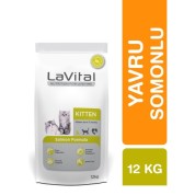 LaVital Somonlu Yavru Kedi Maması 12 Kg  Yüksek Proteinli Kitten Mama