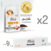Felicia 3 Kg (Kolajenli Kuzulu Az Tahıllı Flexi Size Yavru Köpek Maması HypoAllergenic Köpek Maması