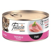 Felicia Tahılsız 85 gr Konserve Yavru-Tavuklu Kıyılmış Yaş Kedi Maması