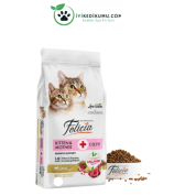 Felicia 1 Kg Kolajenli Kuzulu Az Tahıllı Yavru Kedi Maması HypoAllergenic Kedi Maması